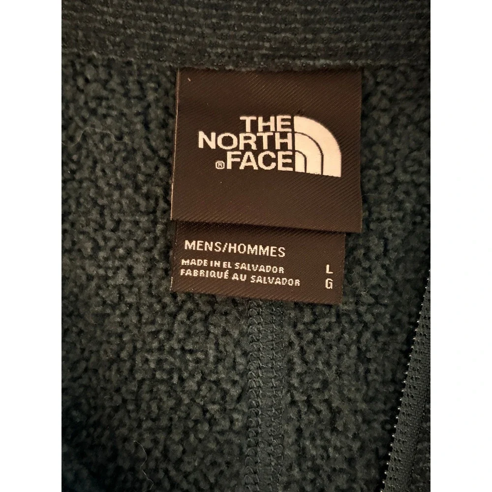 The North Face Quarter Zip Fleece Large Dark Green Gorpcore Fall Winter Outdoors